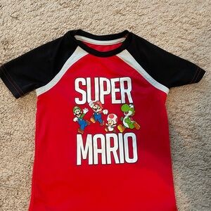 Jumping Beans Red and Black Super Mario Tee